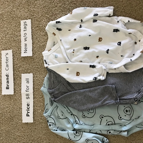 Long Sleeve Onesies - Picture 1 of 1